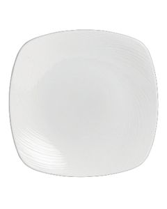 Steelite 9032C747 Spyro 9" Square Metro Plate, White (Case of 24)