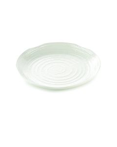 Tablecraft M14 Frostone™ Melamine Pebbled Pattern Round Tray, 14", White