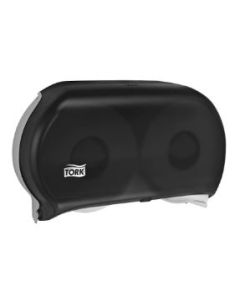 Tork 56TR Twin Jumbo Bath Tissue Roll Dispenser, 9 inch