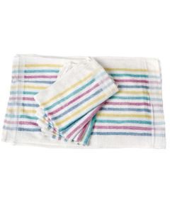 Chef Revival 705MSK Multi-Stripe 15"x26" Cotton Terry Cloth Towel (Pack of 12)