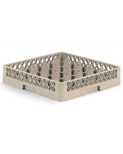 Vollrath TR6 Traex Full-Size 25-Compartment Beige Glass Rack