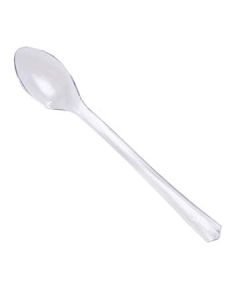 WNA APTSPCL Petites 4-1/4" Clear Plastic Taster Spoons (Case of 500)