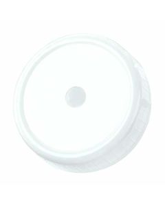 WNA RESMSJLIDSTR Reserv Clear Plastic Mason Jar Lid w/Hole (Case of 256)