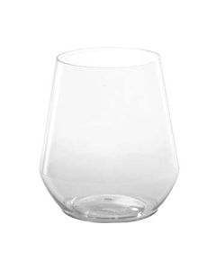 WNA RESSGL12 Reserv Plastic Stemless Wine Glass, 12oz, Clear (Case of 64)