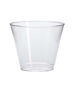 WNA Comet T5S 5oz Squat Clear Plastic Cup (Case of 1000)