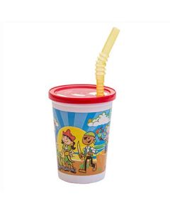 WNA VK3PIRATE Pirate Kid's Cup Combo Packs, 12oz (Case of 250)