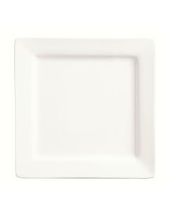 World Tableware SL-114 Slate Square Micro Plate, 4", Bright White (Case of 36)