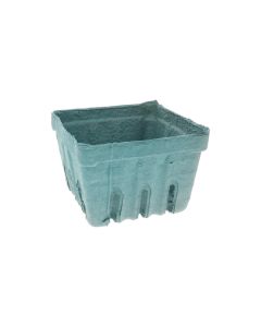 Pactiv M33-6184 1qt To-Go Fiber Berry Basket, Green (Case of 250)