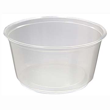 Fabri-Kal PK12S-C Pro-Kal Deli Containers, Polypropylene, 12oz, Clear (Case of 500)