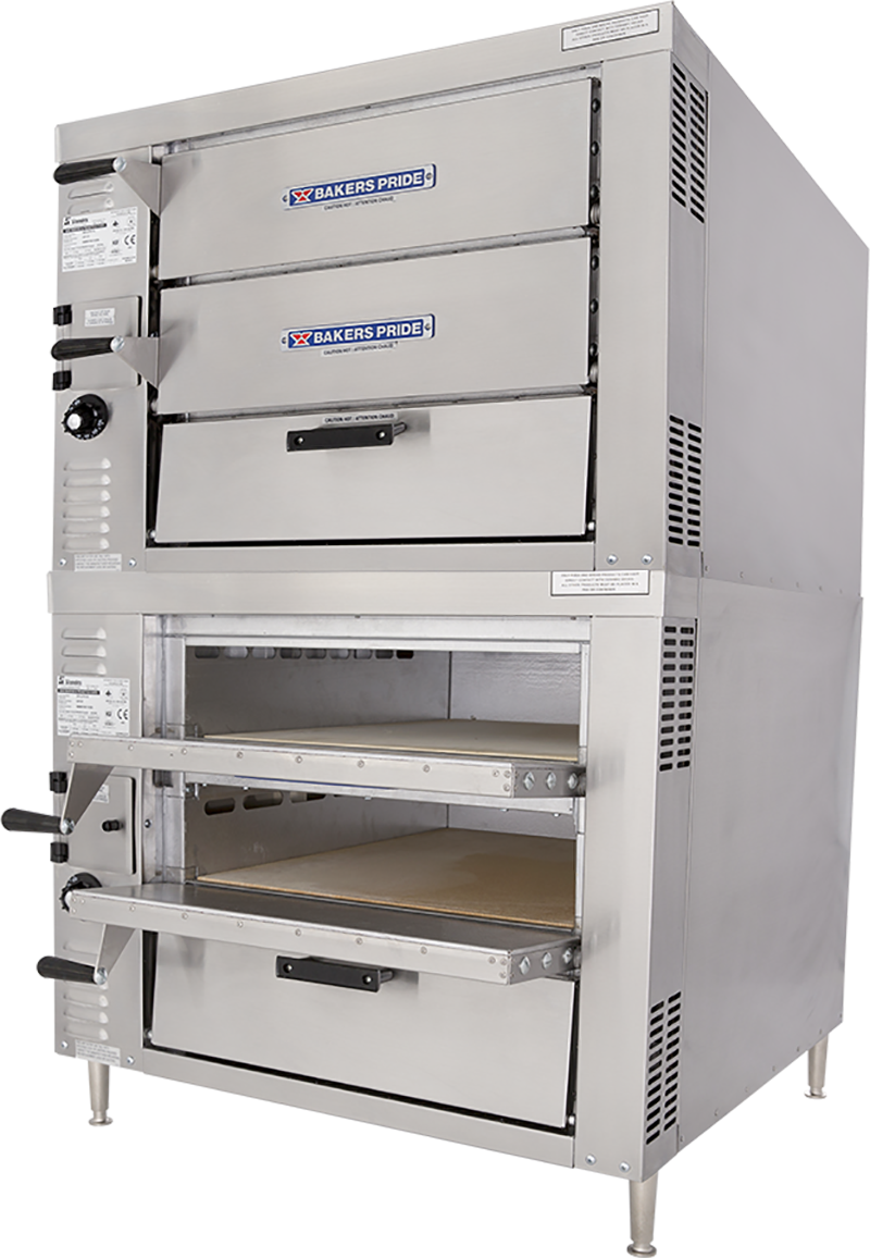 Bakers Pride GP52-BL Countertop Deck Oven, Gas 4-Deck