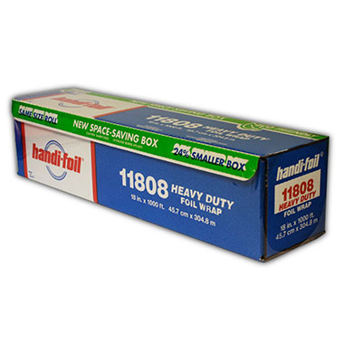 Handi-Foil 11808 Heavy Duty Foodservice Foil Roll, 18"X1000'