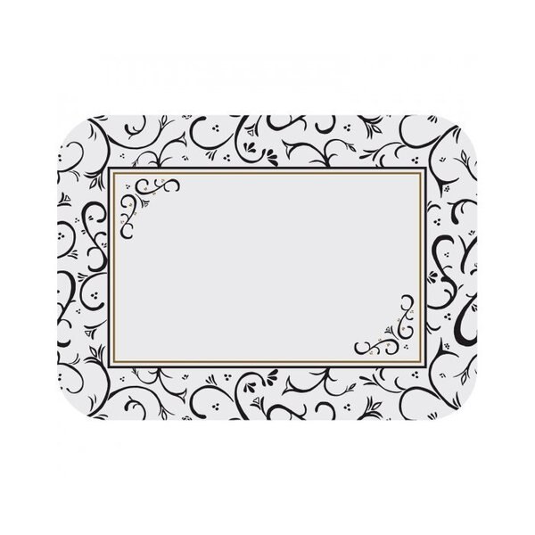 Hoffmaster 832726 Scroll Traymat, Paper, 14"X19" (Case of 1000)