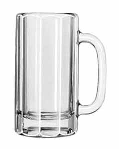 Libbey 5016 Paneled Mug, 12 oz (Case of 12)