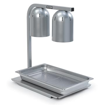 Nemco 6000A-2 500 Watt Infrared Bulb Warmer - Two Bulbs