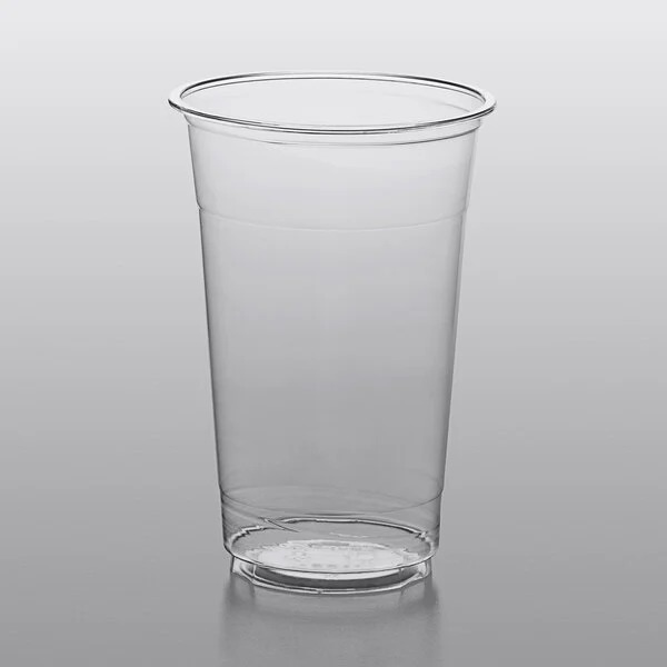 Ecopax PECC-20 PET Plastic Cold Cup, 20oz, Clear (Case of 1000)
