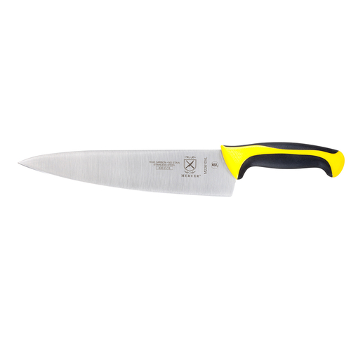 Mercer Culinary M22610YL Millennia Chef Knife, 10", Yellow Handle