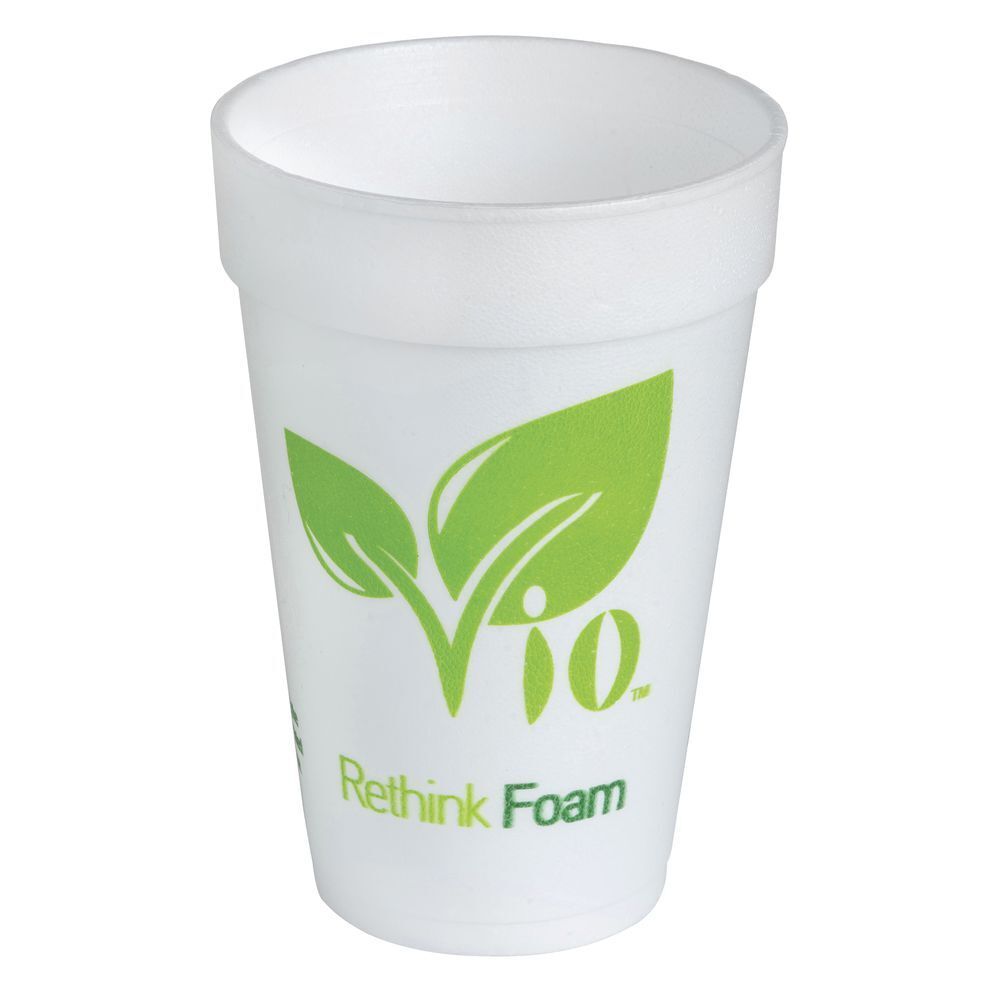 Wincup 218261 Vio Biodegradable Foam Cup, 16oz (Case of 500)