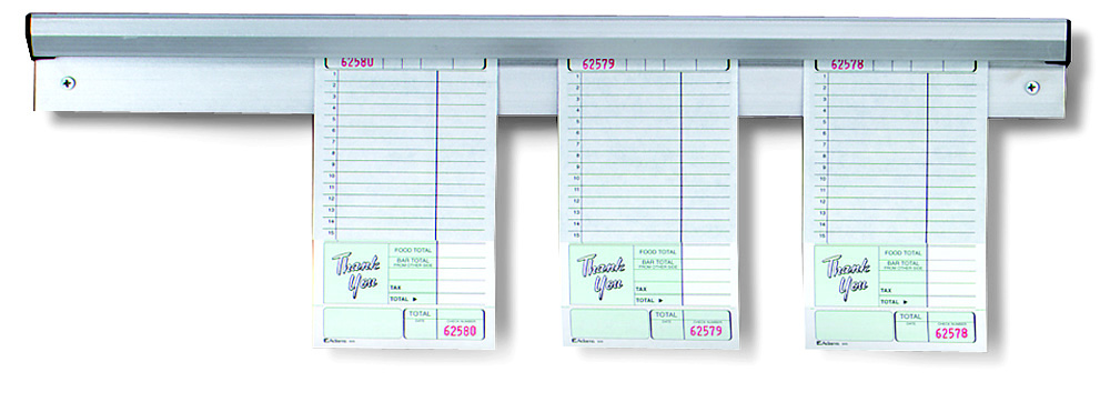 Tablecraft 5572 72" Aluminum Order Rack