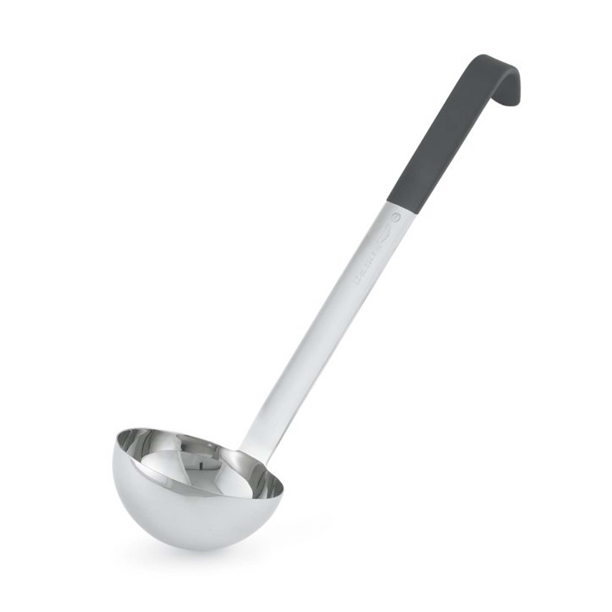 Vollrath 4980320 One-Piece Heavy Duty Ladle, 3oz, Kool Touch Handle, Black