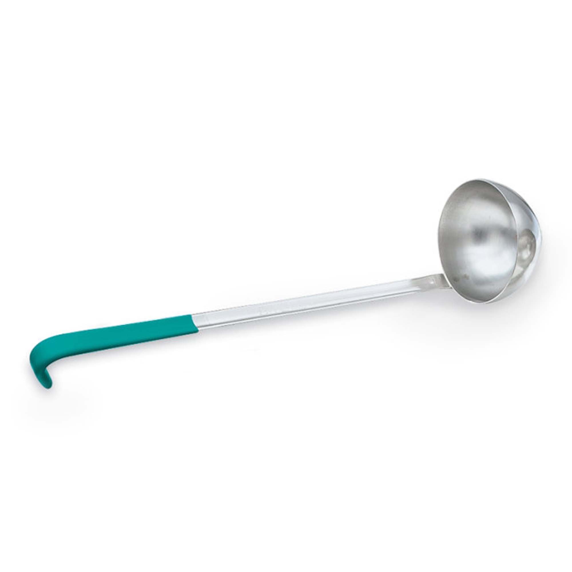 Vollrath 58355 Round Ladle, 6oz, Kool-Touch Handle, Teal