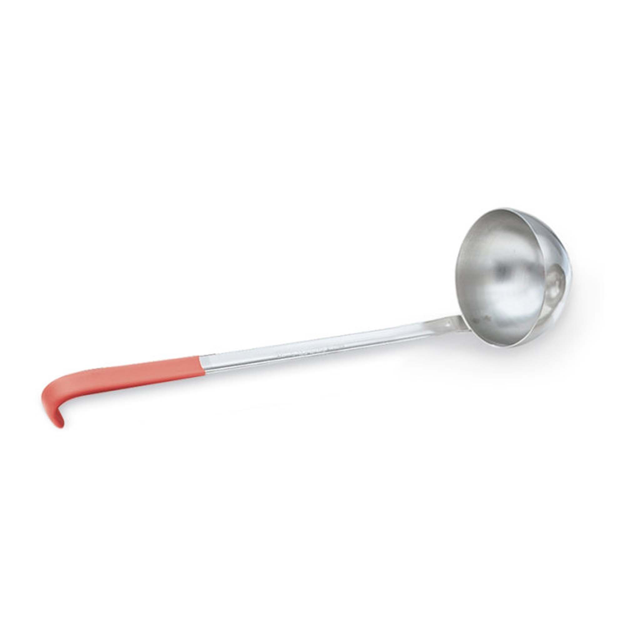 Vollrath 58366 Round Ladle, 8oz, Kool-Touch Handle, Orange