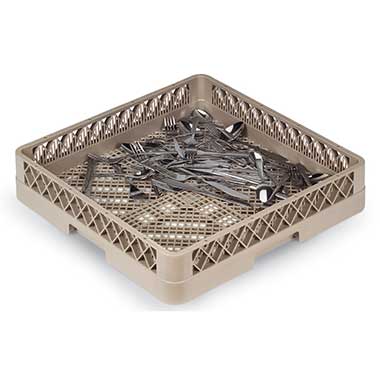 Vollrath TR2 Traex 19.75" x 19.75" Beige Flatware Rack